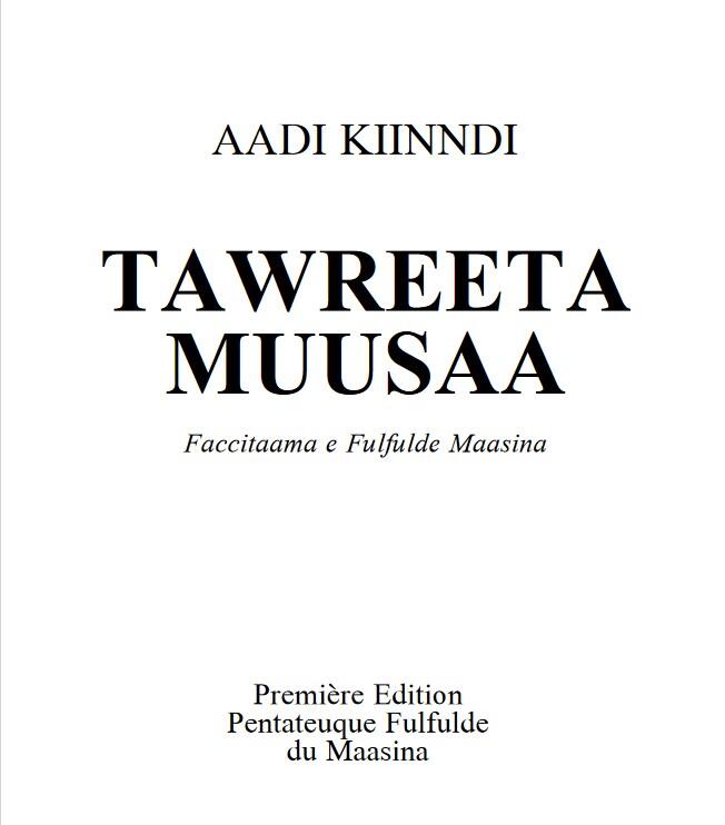 Tawreeta Musaa fulfulde Maasina